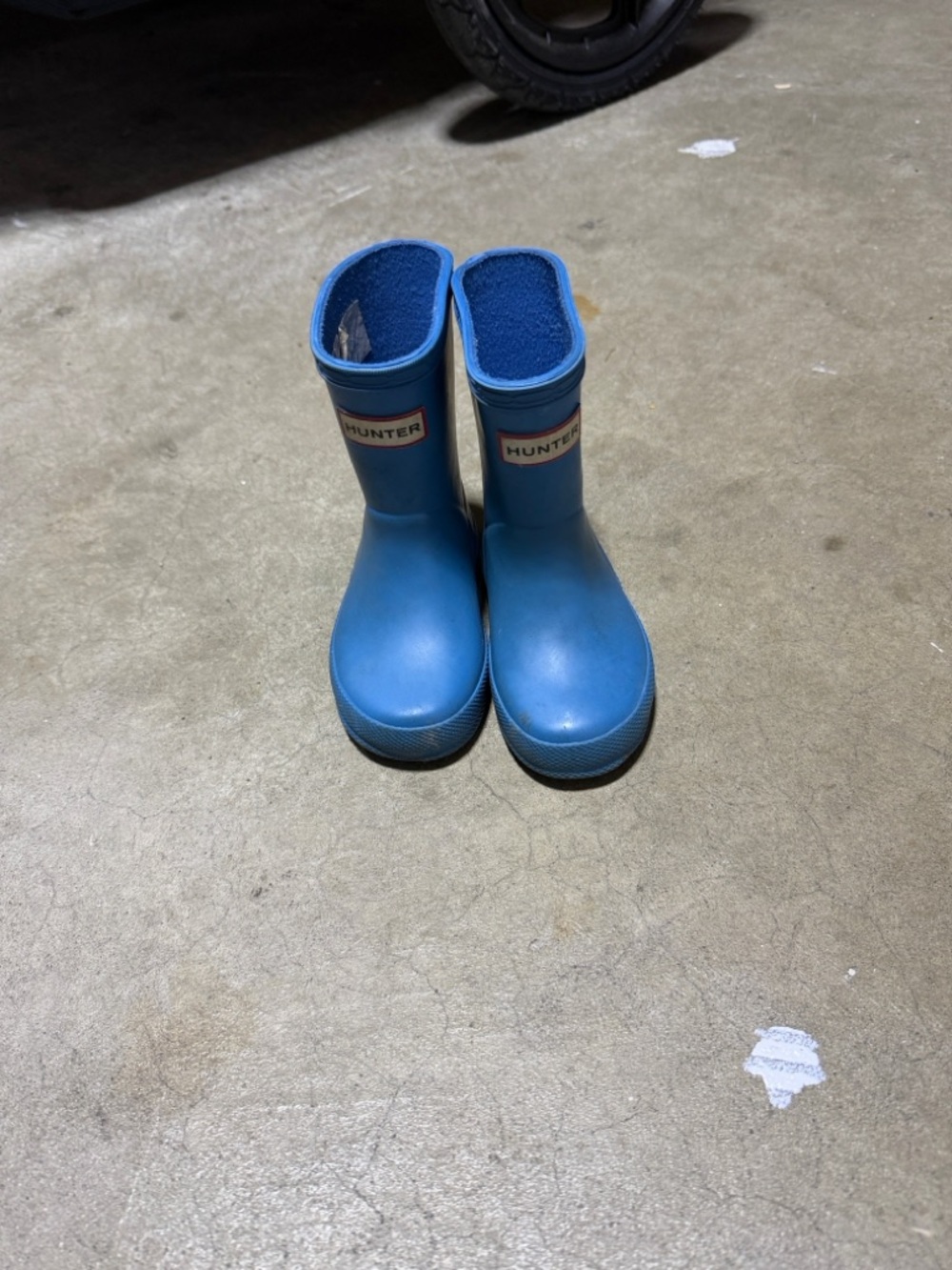Hunter Kids Blue Waterproof Rain Boots
